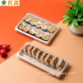 100% kompos yang dapat dibius biodegradable baki sushi wadah